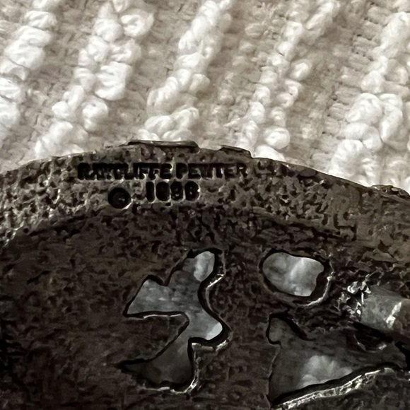 Vintage Rawcliffe Pewter 1998 & Glass bottom 🌹 - Picture 14 of 16